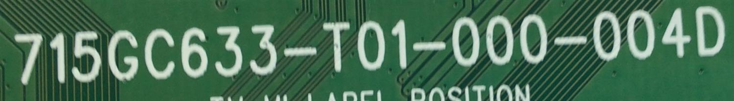 T-CON PARA TV VIZIO ORIGINAL / NUMERO DE PARTE XMCB02K010 / 715GC633-T01-000-004D / FLAAE00CU / 5843338 / DISPLAY T320HVN05.D / MODELO D32FM-K01 / D32FM-K01 LTPWN5NY - Imagen 2